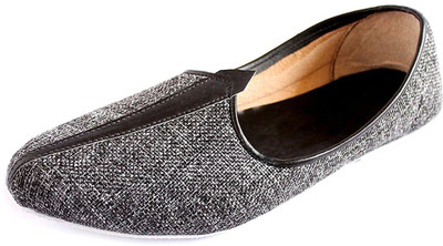 

Ramraj Men Synthetic Wedding Mojari Casuals For Men(Black