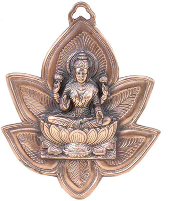 Apkamart Handicraft Goddess Lakshmi Wall Hanging - Decorative Laxmi Hangings for Home Decor and Gifts Decorative Showpiece - 37 cm(Aluminium, Copper) Flipkart