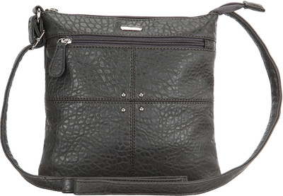 

Lavie Women Casual Grey PU Sling Bag