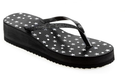 Shoe Lab Women Flip Flops(Black 40)