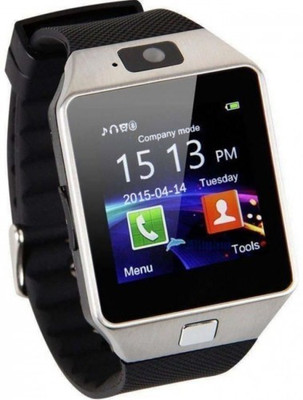 

TruOm Smart watch touch silver grey Smartwatch(Black Strap regular)