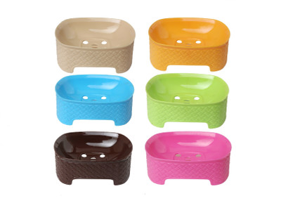 

CSM Set of 6 Soap Cases(Beige, Blue, Brown, Green, Pink, Orange), Beige;blue;brown;green;orange;pink