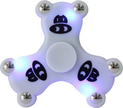 

Toys Factory LED Light with Bluetooth Speaker Fidget Spinner(White)