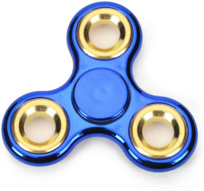 

Lata Blue Chrome Edition Fidget Spinner Super fast and smooth(Blue)