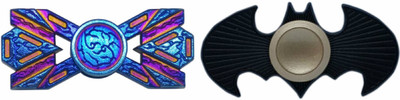 

Montez Rainbow Transformer & Bat Man Black Metal Fidget Spinner Toy(Multicolor)