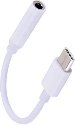 

BB4 USB Type C to 3.5 mm Audio Jack Converter Cable Headphone USB Adapter(White)
