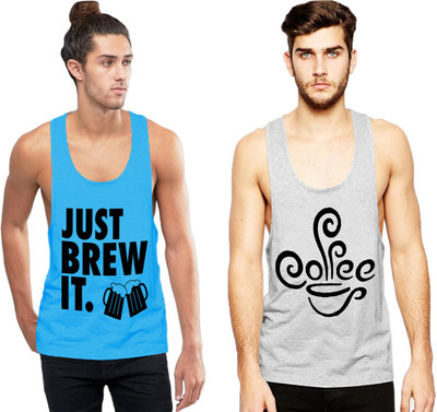Cottonbeans Men Vest(Pack of 2)