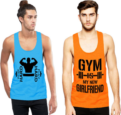 Cottonbeans Men Vest(Pack of 2)