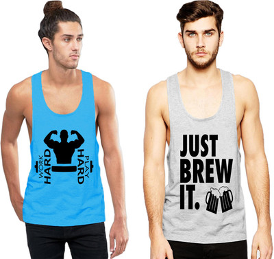 Cottonbeans Men Vest(Pack of 2)