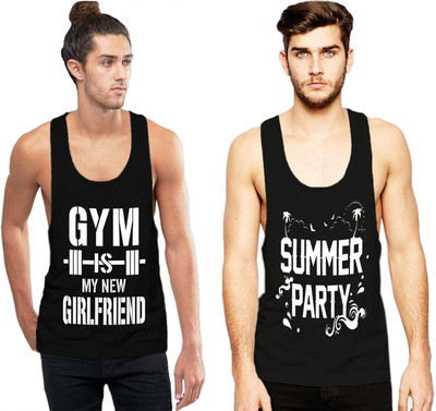 Cottonbeans Men Vest(Pack of 2)