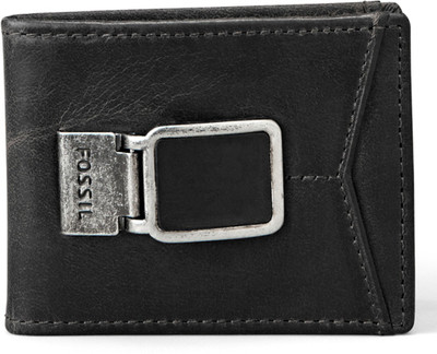 

Fossil Men Black Genuine Leather Wallet(6 Card Slots)