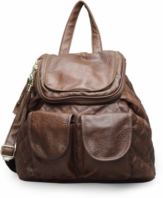 

CHICBAE Women Stylish Backpack 4 L Backpack(Brown)