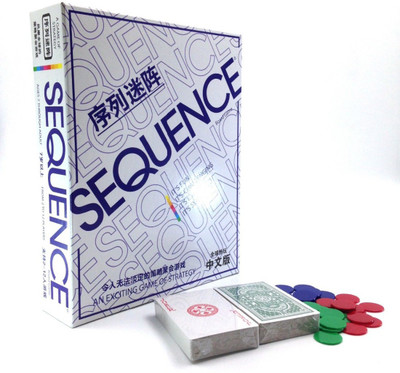 

Memore Awesome Family Card Board Game Sequence Board Game …(Multicolor)