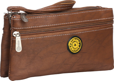 

tryfeet Casual Brown Clutch