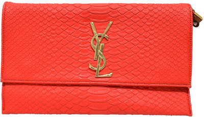 

Jewellerkaka Casual Red, Gold Clutch, Gold;red