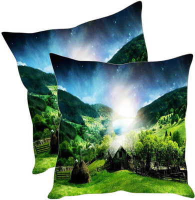 

Sleep Nature's Printed Cushions Cover(Pack of 2, 40.63 cm*40.63 cm, Multicolor)
