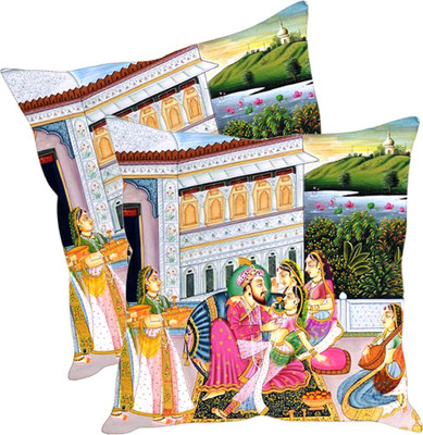 

Sleep Nature's Printed Cushions Cover(Pack of 2, 30.63 cm*30.63 cm, Multicolor)