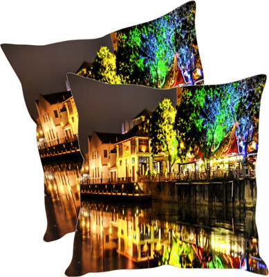 

Sleep Nature's Printed Cushions Cover(Pack of 2, 40.63 cm*40.63 cm, Multicolor)