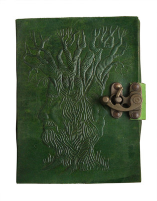 

Bahubali Craft A5 Diary(Handcrafted 100% Pure Leather, Green)
