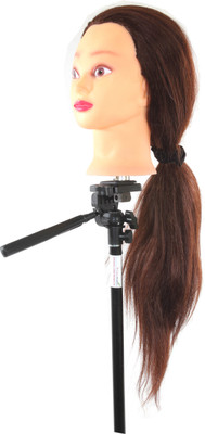 

Ritzkart Hair Dummy Stand with Adjustable 180 Degree Moving Mountain Easy To Use Hair Accessory Set(Black)