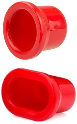 

Kelley Sexy Lips Fuller Plumper Natural Enhancer Oval And Round Size Beauty Makeup Plumping Device 2 Pieces(Red)