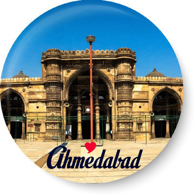 

PEACOCKRIDE Love Ahmedabad Fridge Magnet Fridge Magnet Pack of 1