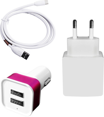 DAKRON Wall Charger Accessory Combo for HTC One X9(White)