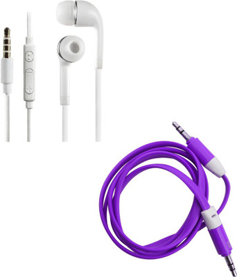 DAKRON Headphone Accessory Combo for Motorola Moto E2(White)