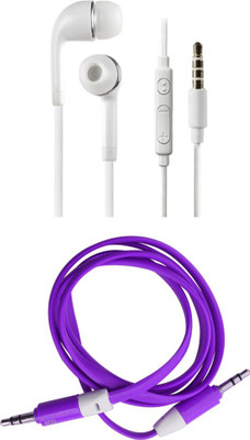 DAKRON Headphone Accessory Combo for Smartron t.phone(White)