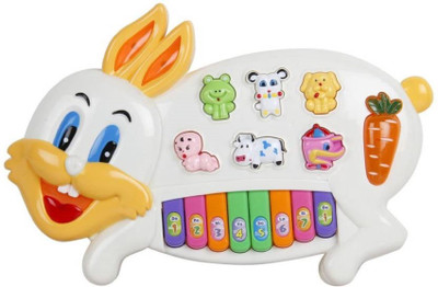 Afasi Musical Rabbit Piano(Multicolor)