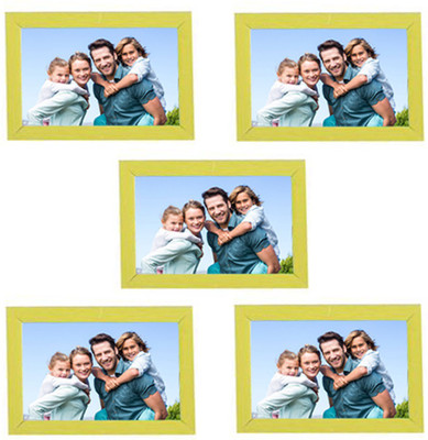 

Aspiration MDF Photo Frame(Yellow, 5 Photos)
