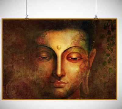 

Buddha Wall Poster A3 Fine Art Print(16.53 inch X 11.69 inch, Rolle)
