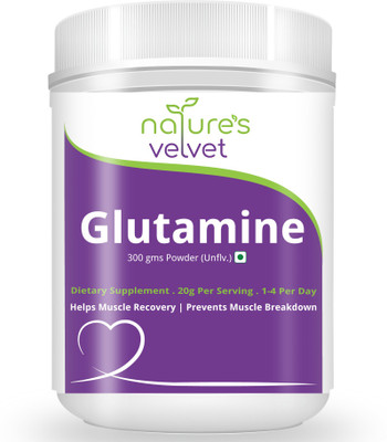 

Natures Velvet Lifecare NVL Micronised Glutamine Monohydrate, 300 gms Glutamine(300 g, Natural)