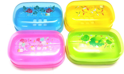 

Pin to Pen Soap Case set of 4(Blue, Pink, Yellow, Green), Blue;green;pink;yellow