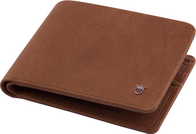 

alton Men Brown Genuine Leather Wallet(5 Card Slots), Multi
