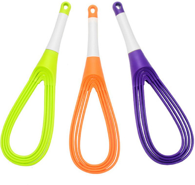 

Bruzone Whisk Rotable C22 Plastic Balloon Whisk(Pack of 3)