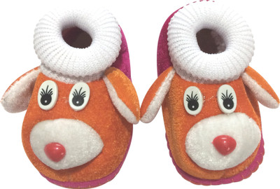 

VEENA VBT 103 Booties(Toe to Heel Length - 11 cm Orange)