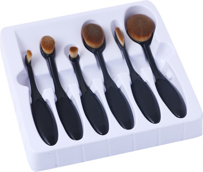 

AARIP Set of 6 Oval Makeup Brushes Set(Pack of 6)