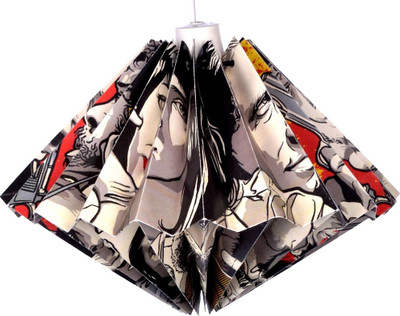 

FloftStudio Pulp Fiction Inverted Origami Handmade Lampshade Chandelier Ceiling Lamp