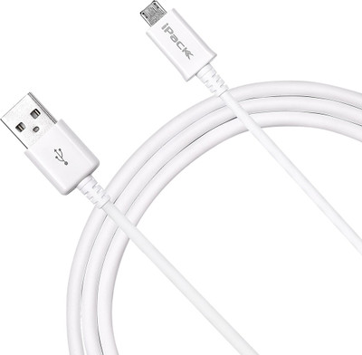 IPACKK 2.0 Usb Cable 2.1 A 1.1 m Micro USB Cable(Compatible with Android and Other Micro USB Supported Devices, White, One Cable) IPACKK 2.0 Usb Cable 2.1 A 1.1 m Micro USB Cable(Compatible with Android and Other Micro USB Supported Devices, White, One Cable)