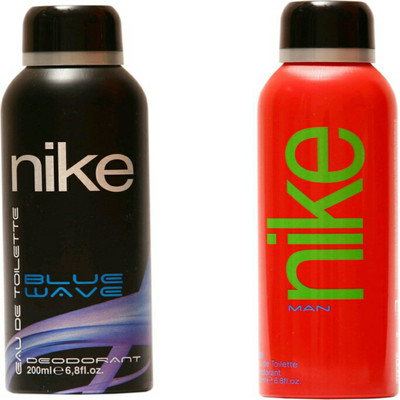 

Nike blue wave,red Deodorant Spray - For Men(400 ml, Pack of 2)