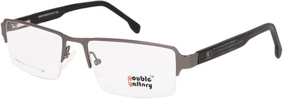 

DOUBLE BATTERY Half Rim Rectangle Frame(53 mm