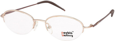 

DOUBLE BATTERY Half Rim Oval Frame(47 mm