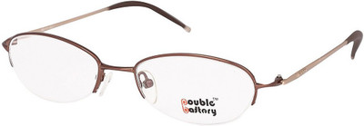 

DOUBLE BATTERY Half Rim Oval Frame(49 mm