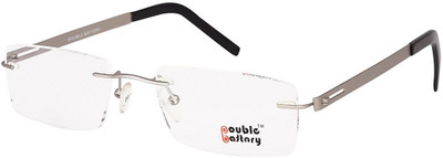 

DOUBLE BATTERY Rimless Square Frame(52 mm
