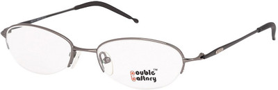 

DOUBLE BATTERY Half Rim Oval Frame(49 mm
