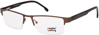 

DOUBLE BATTERY Half Rim Rectangle Frame(54 mm