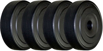 

GB COMBO OF (2.5 *4) 10 KG SPARE PVC Black Weight Plate(10 kg)