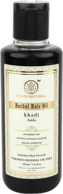 

Khadi Natural Pure Amla Paraben Mineral Free Hair Oil(210 ml)