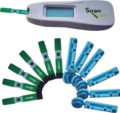 

Sugar scan Thyrocare Glucometer and Glucostrips Health Care Appliance Combo